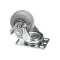 Caster, 3&quot;, Swivel with Brake, Plate Mount