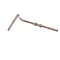 Garland G01473-1-81 Tubing, 7/16", Steel, 16.312" Long, Right Hand Valve to Orifice