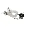 T&S Brass G018477-45 TABLE LEG HOSE REEL SWING BRACKET, STAINLESS STEEL