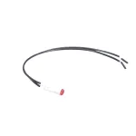 Indicator Light with Wire Leads, Red, 24V