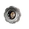 Electrofreeze HC162634 Knob, Fluted, Door, Black, 3/8-16