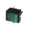Adcraft HD-17 Power Switch, Mini-Rocker, Green Lighted