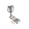 Heating Element, Right Split Vat, 220 Volt, 7KW, 3 Wire