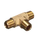 Tee, Male, 3/8&quot; x 3/8&quot; x 3/8&quot; NPT