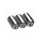 Set Screw Kit, Hex Socket Drive, Coned/Cupped Tip, 10-24 x .375&quot;, Set of 3