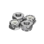 Locknut, Nylok, 6-32, Stainless Steel, Pack of 4