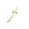 T&S Brass HG-2C-24 GAS HOSE, FREE SPIN FITTINGS, 1/2 NPT, 24 LONG
