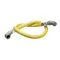 T&S Brass HG-2C-36 GAS HOSE, FREE SPIN FITTINGS, 1/2 NPT, 36 LONG