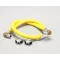 T&S Brass HG-2D-60S GAS HOSE, FREE SPIN FITTINGS, 3/4 NPT, 60 LONG,