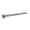 T&S Brass HG-2F-60 GAS HOSE, FREE SPIN FITTINGS, 1-1/4 NPT, 60 LONG