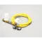 T&S Brass HG-4C-72S GAS HOSE W/QUICK DISCONNECT, 1/2 NPT, 72 LONG, I