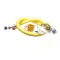 T&S Brass HG-4D-48K Gas Hose With Qd And Restraining Device, 3/4 X 48
