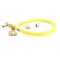 T&S Brass HG-4D-48S Gas Hose With Quick Disconnect, 3/4" X 48"