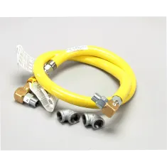 T&S Brass HG-4D-60S Gas Hose With Quick Disconnect, 3/4" X 60"