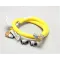 T&S Brass HG-4D-60S Gas Hose With Quick Disconnect, 3/4" X 60"