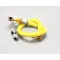 T&S Brass HG-4E-48S Gas Hose With Quick Disconnect, 48" X 1", Swivelink Fittings