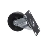 Caster without Brake, Swivel Plate, Single