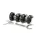 Hoshizaki HS-5035 Caster, 4", Swivel, 2 with Brake and 2 without Brake, Stud, Set of 4