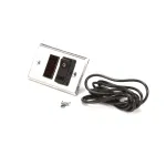 Imperial Brown IBTH24DT0122 Thermometer with Light Switch, 24DT, Weiss
