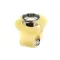 Carpigiani IC535000201 Coupling with Set Screws, Shaft Joint, Yellow