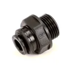 Carpigiani IC588150390 Coupling, Quick Connect, Black Plastic, 3/8"