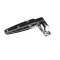 Door Hinge, 1-1/2&quot; Offset, Cam Rise, Chrome