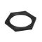 Jam Nut, Drain, Hex, ABS