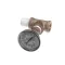 Thermometer with Fitting, Final Rinse, 1 to 240F/-20 to 120C