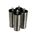 Manitowoc K-00350 6" Adjustable Stainless Steel Bin Legs - 4/Set
