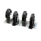 Anets K1100-00-C Caster Kit, Plate, 2 Rigid, 2 Swivel with Brake