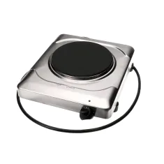 Cadco KR-S2 Electric Hotplate, Single 7 1/8" Burner, Infinite Switch, 120 Volt, 60HZ, 1500 Watt