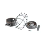 Refrigeration Vaporproof Light Fixture, Plain With Wire Guard, Di