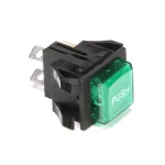 Grindmaster Cecilware L455AL Switch, Pushbutton, Lighted Green, DPST