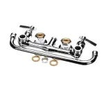Dormont LFF-WST8-S12S WALL-MOUNT FAUCET, 8" ADJUSTABLE CENTER WITH 12" S