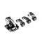 Component Hardware M15-9211 CHROME PLATED DIE CAST ZINC HEAVY DUTY SURFACE MOU