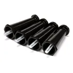 Grindmaster Cecilware M172S Leg, Adjustable, Black Plastic, Set of 4