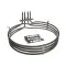 Moffat M236110K OVEN ELEMENT E33 208V