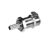 Coupling, Female, 1/4&quot; Barb, Panel Mount