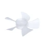 Fan, 5 Blade, 4.5&quot;, 28 Degree Pitch, CW, Plastic