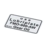 Belshaw MD-0172 LABEL-USE LUBRIPLATE FMO-900AW