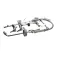 T&S Brass MPZ-8WLN-08-CR Mini-Pre-Rinse Unit, 8" Wall Mount, 8" Nozzle, Ceramas, Lever handles