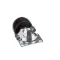 CASTER 3 IN, MED. DUTY, BLK,W/BRAKE