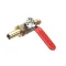 Lancer MTLB-6 Ball Valve, Brass, 3/8" Barb