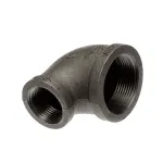 Bakers Pride N3016X Fitting, Reducing Elbow, 1-1/2" x 1", Black