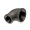 Bakers Pride N3016X Fitting, Reducing Elbow, 1-1/2" x 1", Black