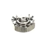 Vulcan Hart NS-046-89 Hex Nut with External Tooth Lock Washer, 6-32