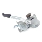 Door Latch with Black Handle