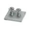 Jac Machines P-10040012 ZONE H-5 SMALL SQUARE METAL LOCK PLATE - DIVIDER C