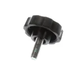 Jac Machines P-7920042 ZIP M6 KNOB (SMALL BLACK KNOB - LOBE M6X10 (KNOB)
