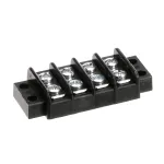 Pitco P5045282 Terminal Block, 4 Pole, Black